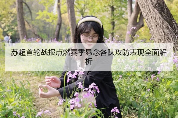 苏超首轮战报点燃赛季悬念各队攻防表现全面解析